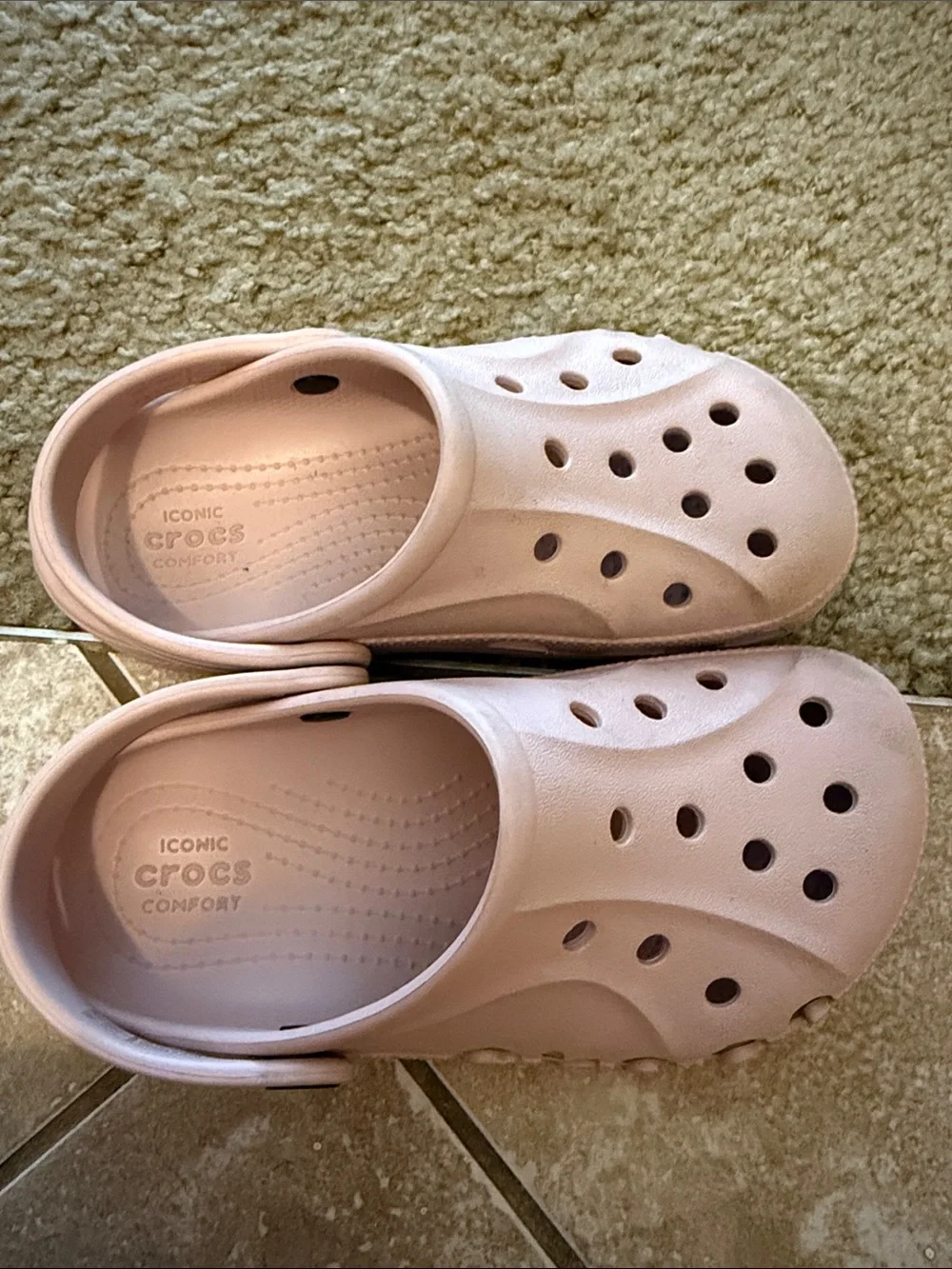 CROCS Kids Blush Pink Classic Clog